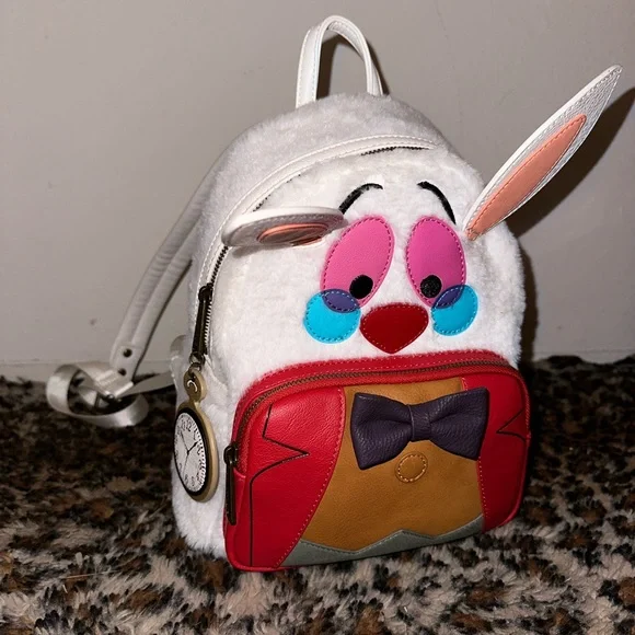 Loungefly Bags Loungefly White Rabbit Character Backpack